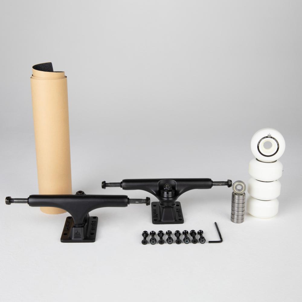 Sushi Truck Undercarriage Set (Uk) 6/8.5 Dlx Black With 54Mm