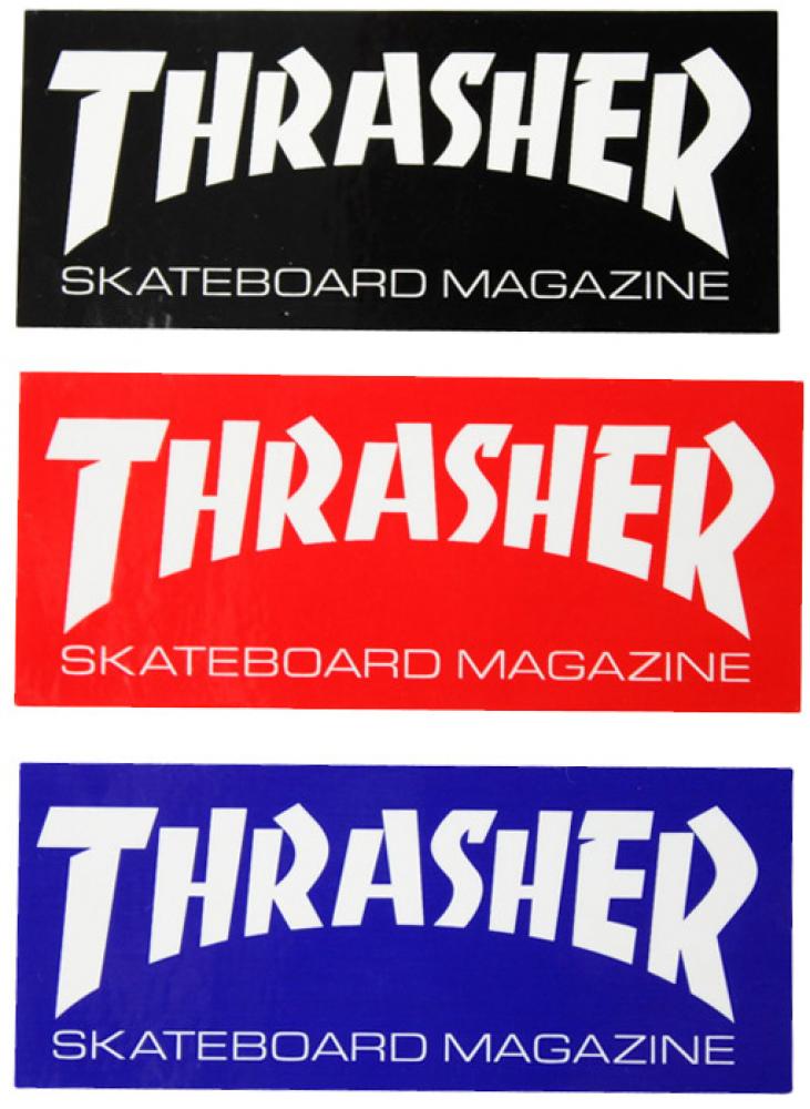 Thrasher Stickers (Uk) Skate Mag Medium (25Pk)