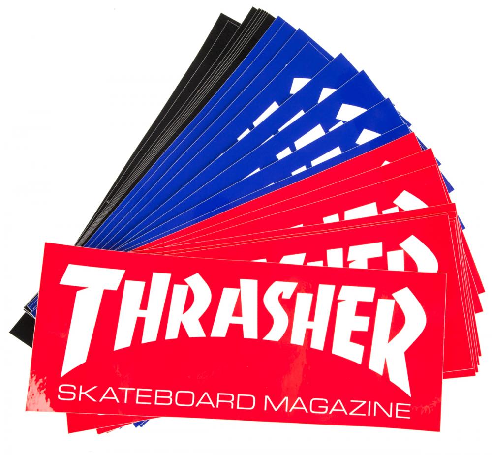Thrasher Stickers (Uk) Skate Mag Standard