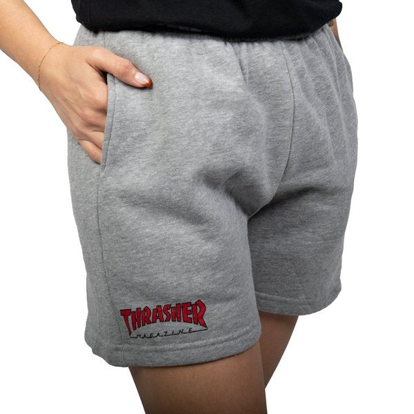 Thrasher Short Wo Outlined P.E Heather Grey