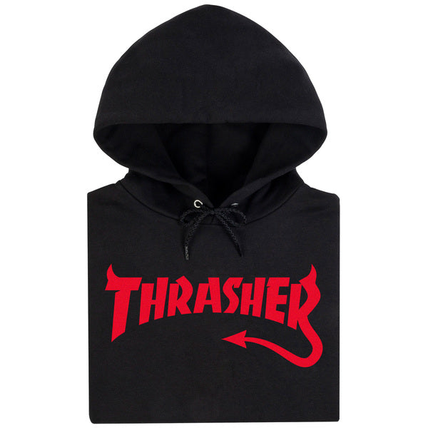 Thrasher Sweat Diablo Hood Black