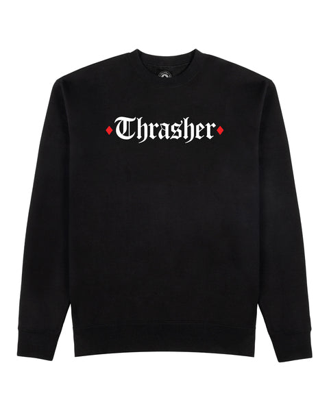 Thrasher Sweat Spitfire The End Oath Crew Black