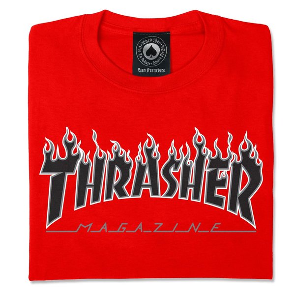 Thrasher T-Shirt Flame Red