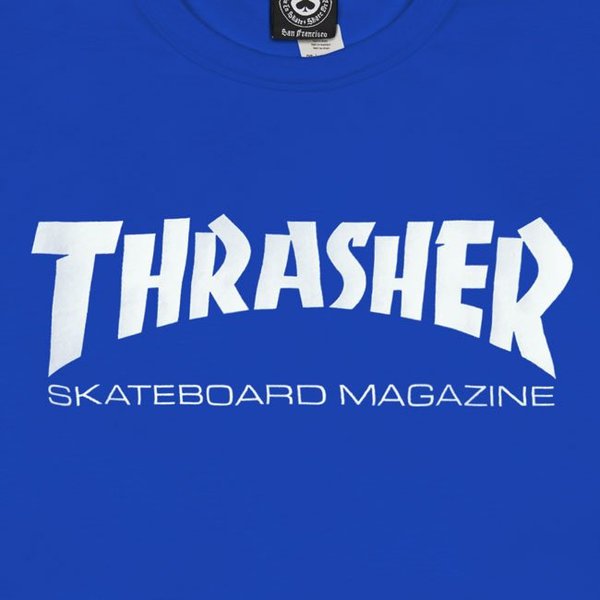 Thrasher T-Shirt Skate Mag Royal