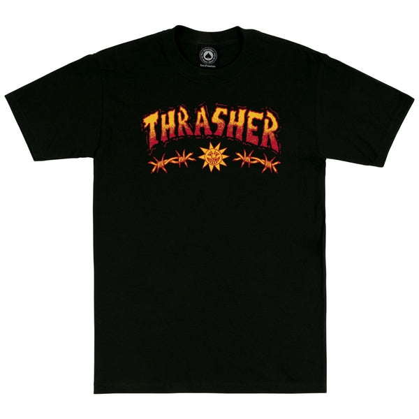 Thrasher T-Shirt Sketch Black