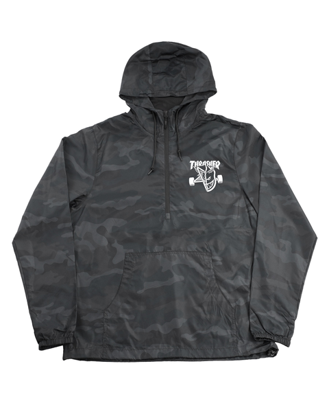 Thrasher Jacket Spitfire Thrash & Burn Anorak Black Camo