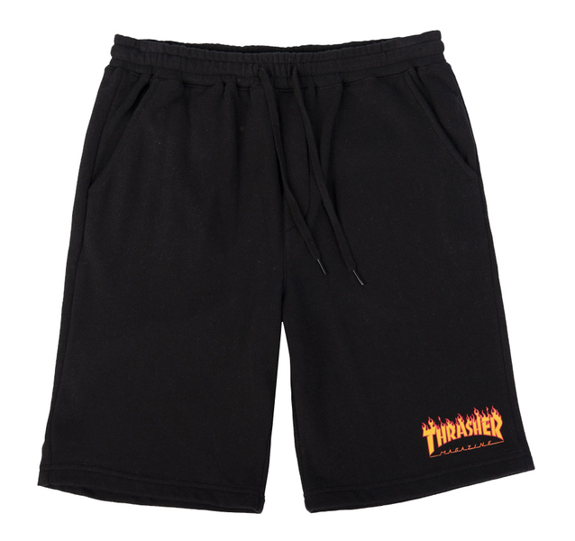 Thrasher Short Flame P.E. Black
