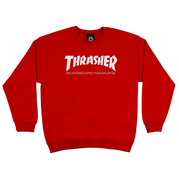 Thrasher Sweat Skate Mag Crew Red