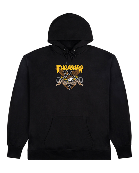 Thrasher Sweat Eaglegram Hood Black