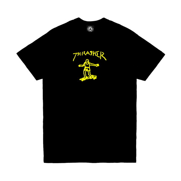 Thrasher T-Shirt Gonz Ss Black Yellow