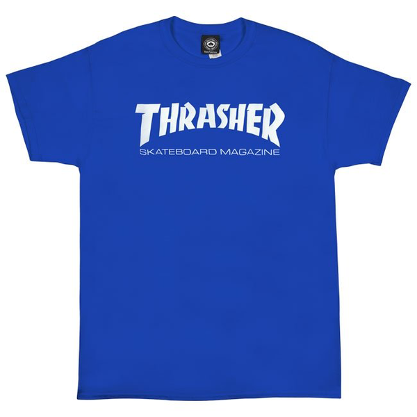 Thrasher T-Shirt Skate Mag Royal