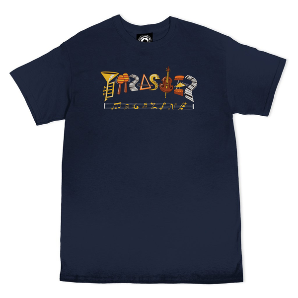 Thrasher T-Shirt Fillmore Logo Ss Navy