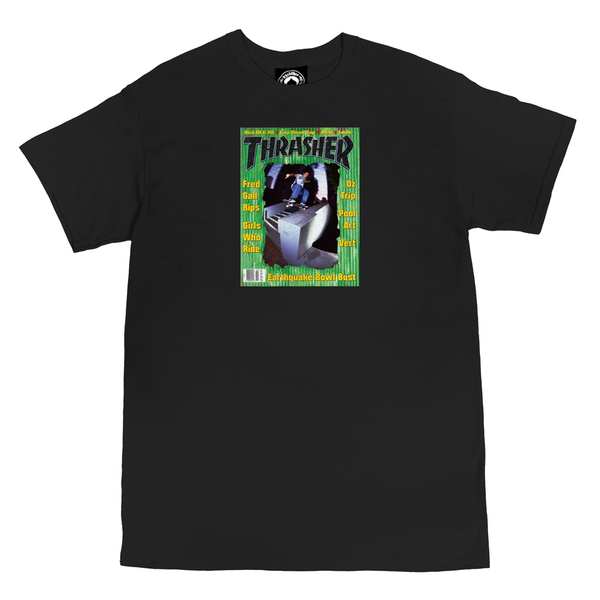 Thrasher T-Shirt Fred Gall 95 Cover Black