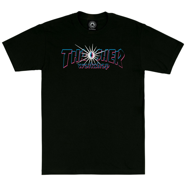 Thrasher T-Shirt Thrasher X Aws Nova Black