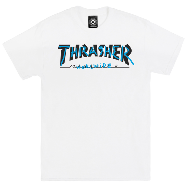 Thrasher T-Shirt Trademark White