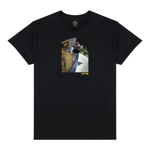 Thrasher T-Shirt Mic-E Wallride Black
