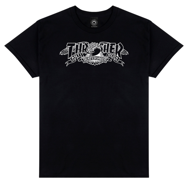 Thrasher T-Shirt Mag Banner Black