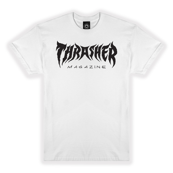 Thrasher T-Shirt Metal White
