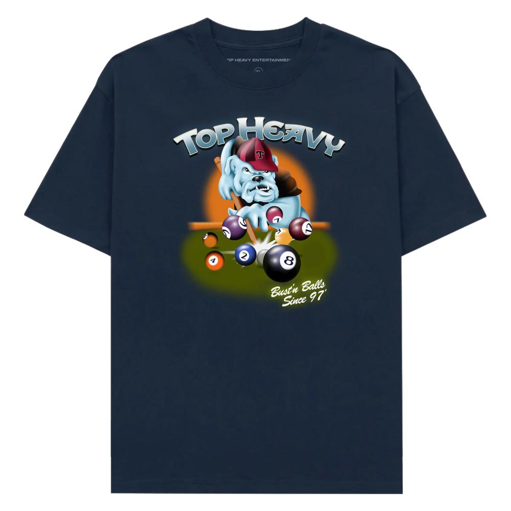 Tee-shirt Top Heavy Ball Busters Navy