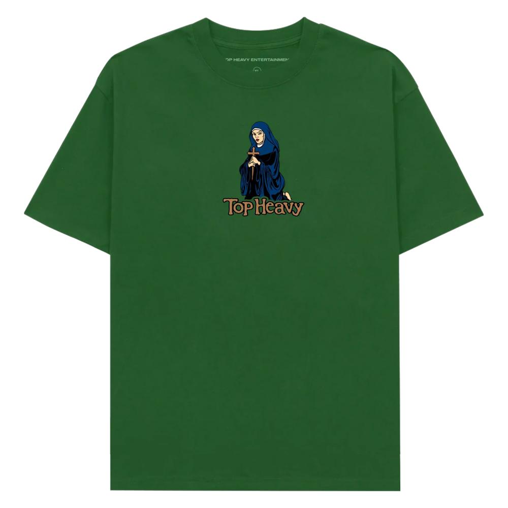 Tee-shirt Top Heavy Unholy Kelly Green