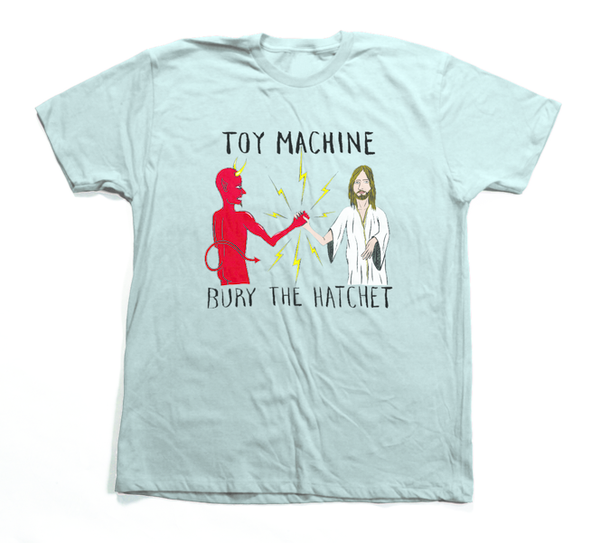 Toy Machine T-Shirt Bury The Hatchet Light Bule