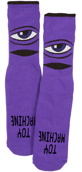 Toy Machine Socks Sect Eye Youth Purple