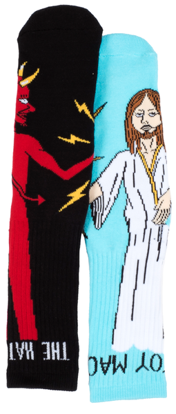 Toy Machine Socks Bury The Hatchet Multi