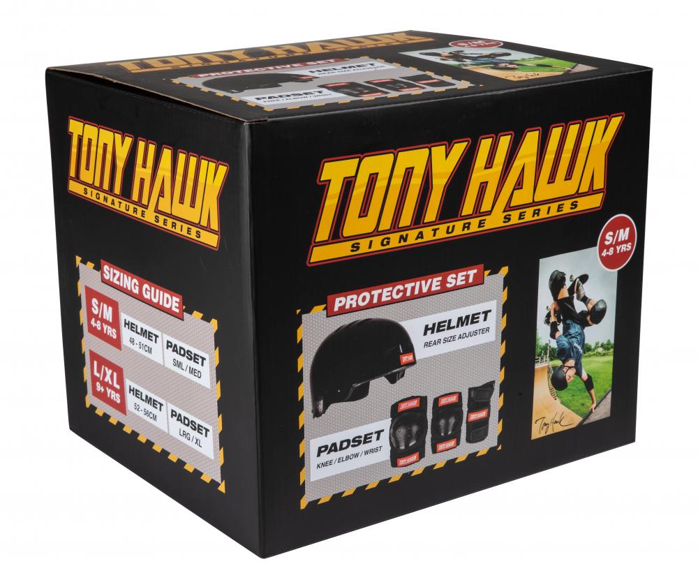 Tony Hawk Signature Series (Uk) Helmet & Padset 9+ Yrs