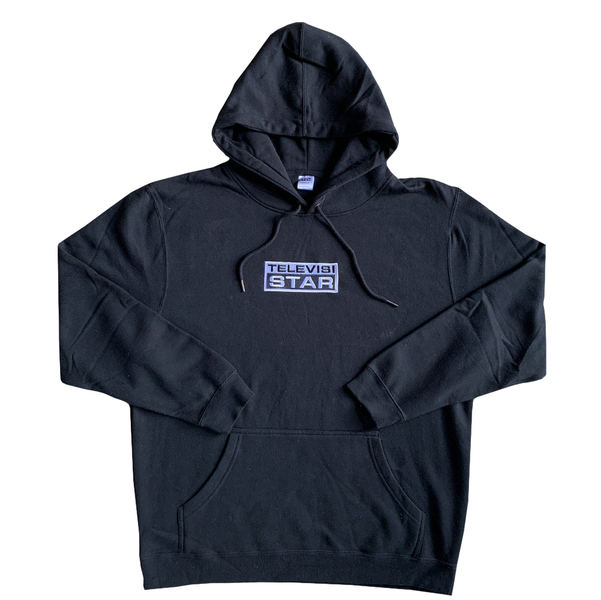 Tvs Sweat Hood Logo Black
