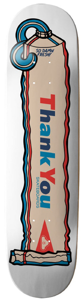 Thank You Deck Thank You Fresh 8.25 White