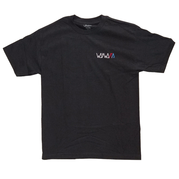 Wayward Wheels T-Shirt Wwc Signature Pocket Logo Black