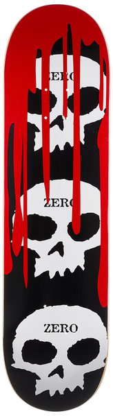 Zero Deck 3 Skull Blood Black White Red