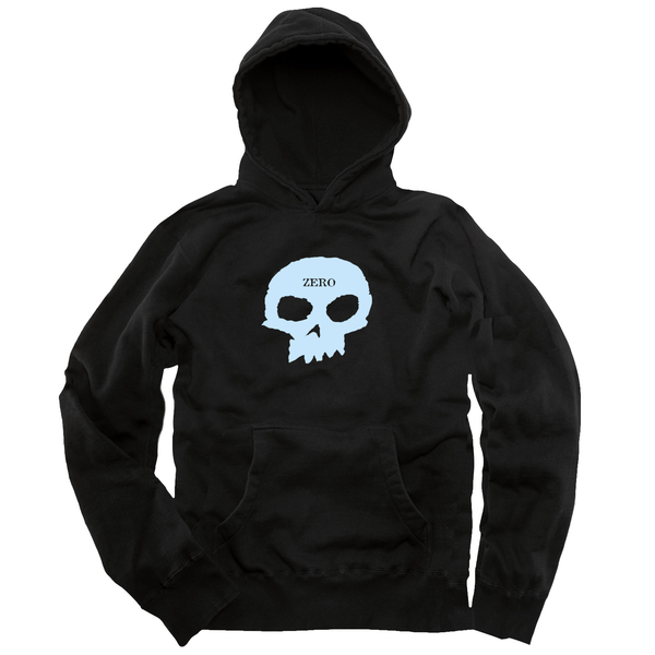 Sweat à capuche Zero Single Skull Black White