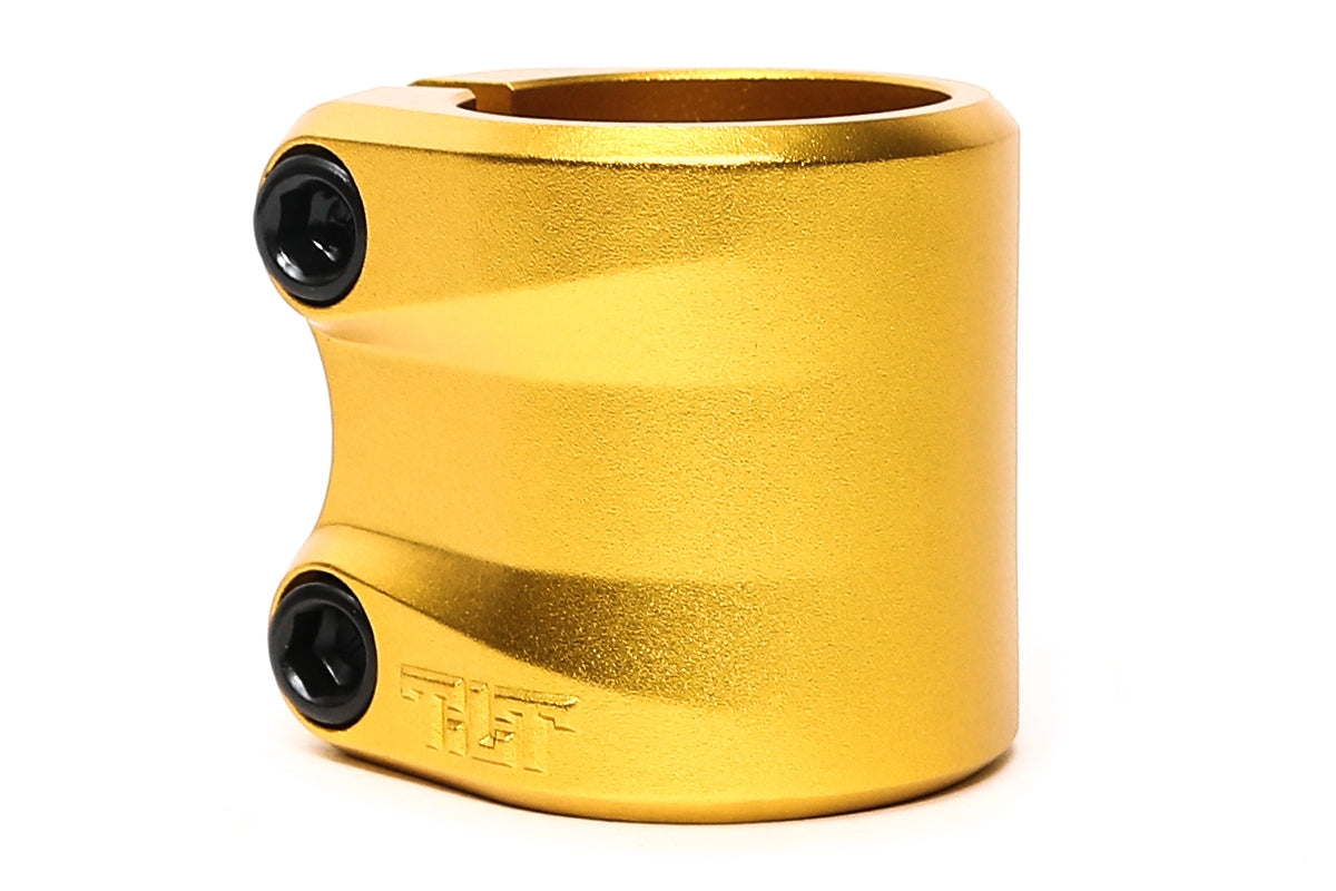 Collier Tilt Sculpted Double Gold
