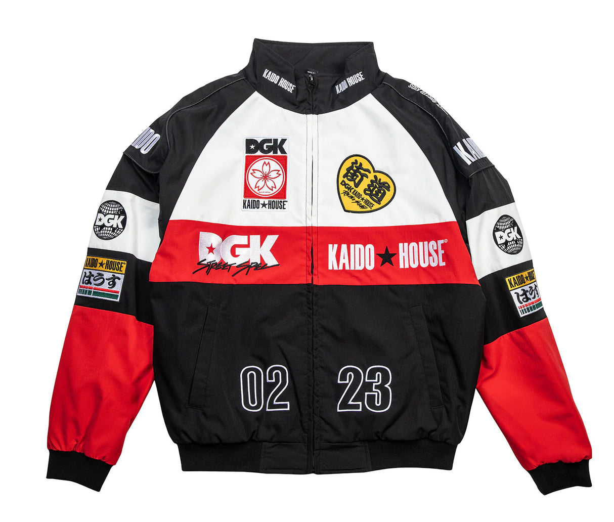 Dgk X Kaido House Camber Racing Jacket - Veste Skateboard Multi