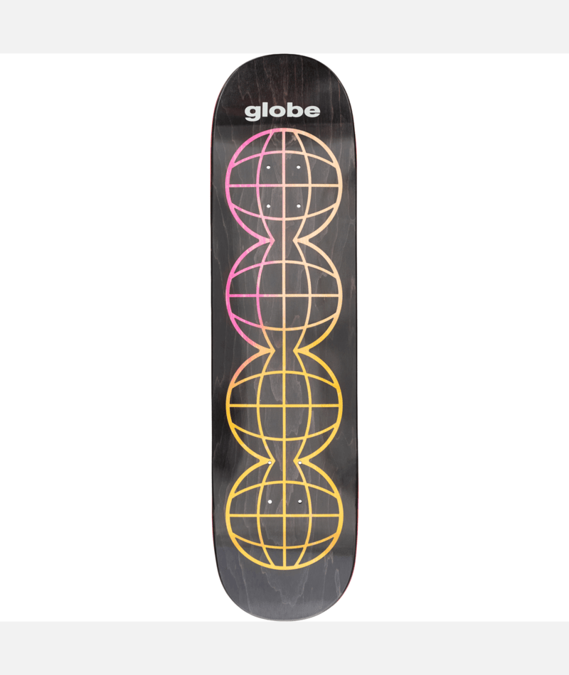 Planche de skateboard Globe SWB Spliced OG Rings Black/DyeWash 8"