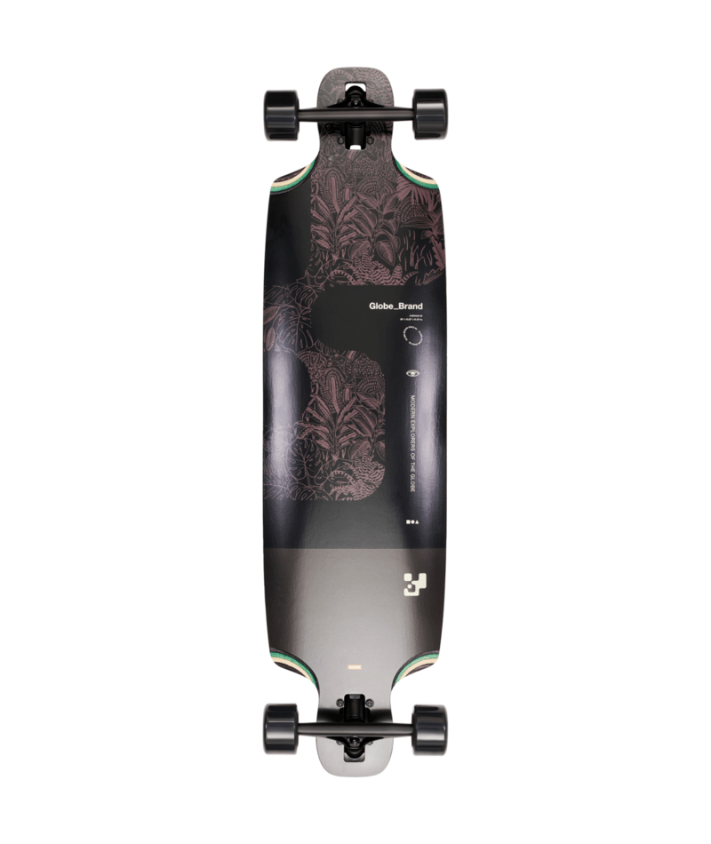 Longboard complet Globe Caravan 39 Black/Forest 39"