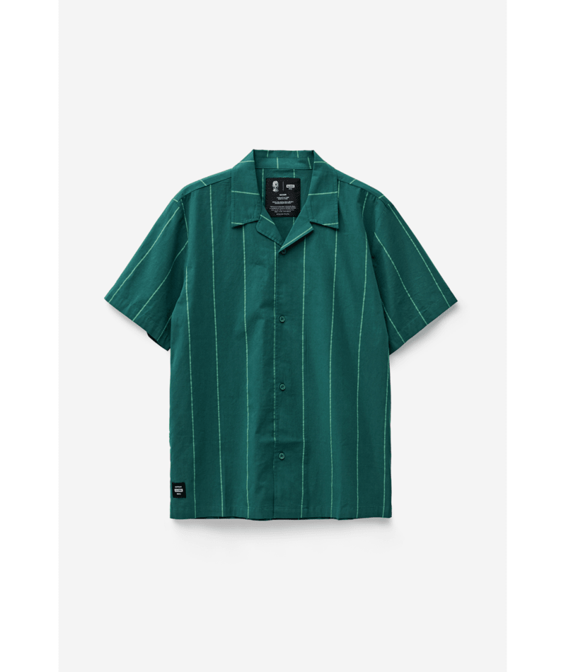 Chemise manches courtes Globe Off Course Night Green