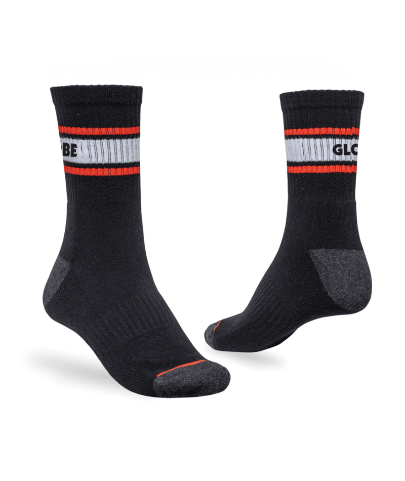 Chaussettes hautes Globe Triple Stripe Crew (lot de 5) Assorted