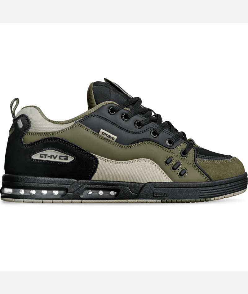 Chaussure de skate Globe Ct-4 Olive Black Green