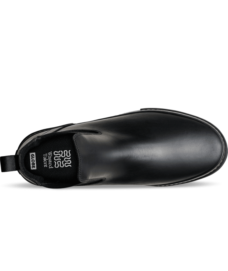 Chaussure de skate Globe Dover II Wasted Talent Black Pull Up