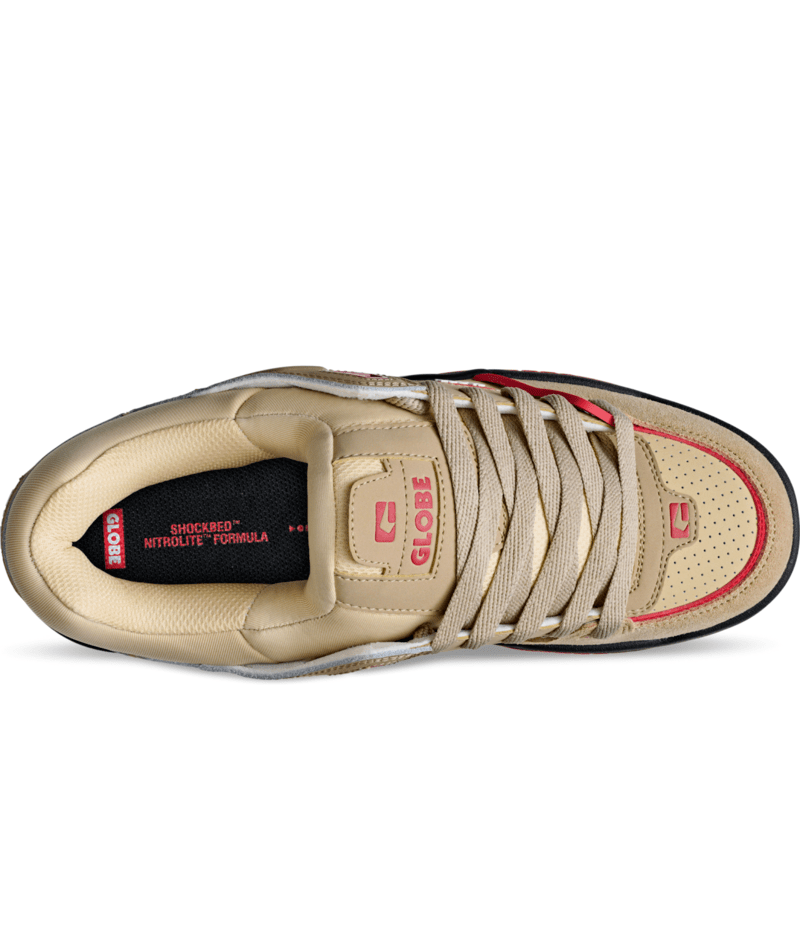 Fusion Khaki - Red