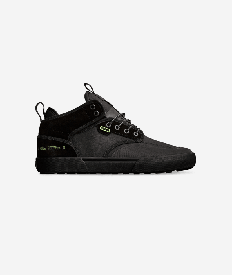 Chaussure de skate Globe Motley Mid Black Lime Summit