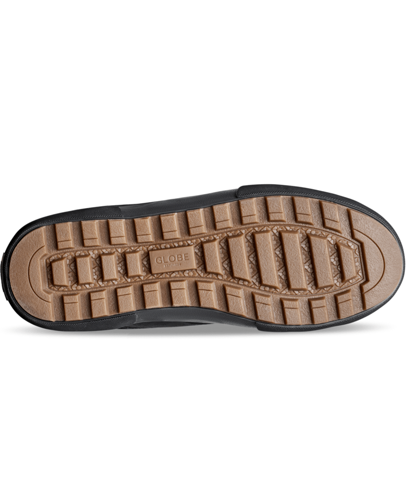 Chaussure de skate Globe Motley Mid Black Gunmetal Trek