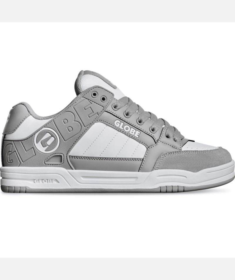 Chaussure de skate Globe Tilt White Light Grey