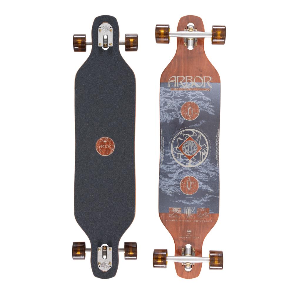 Arbor Axis 40" Journey Evergreen - Longboard Drop-Through