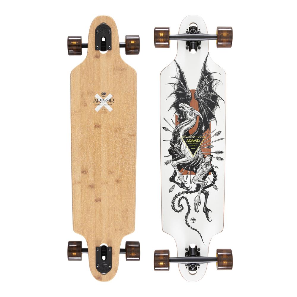 Arbor Bamboo Zeppelin 36" K. Darmaeva - Longboard Drop-Through