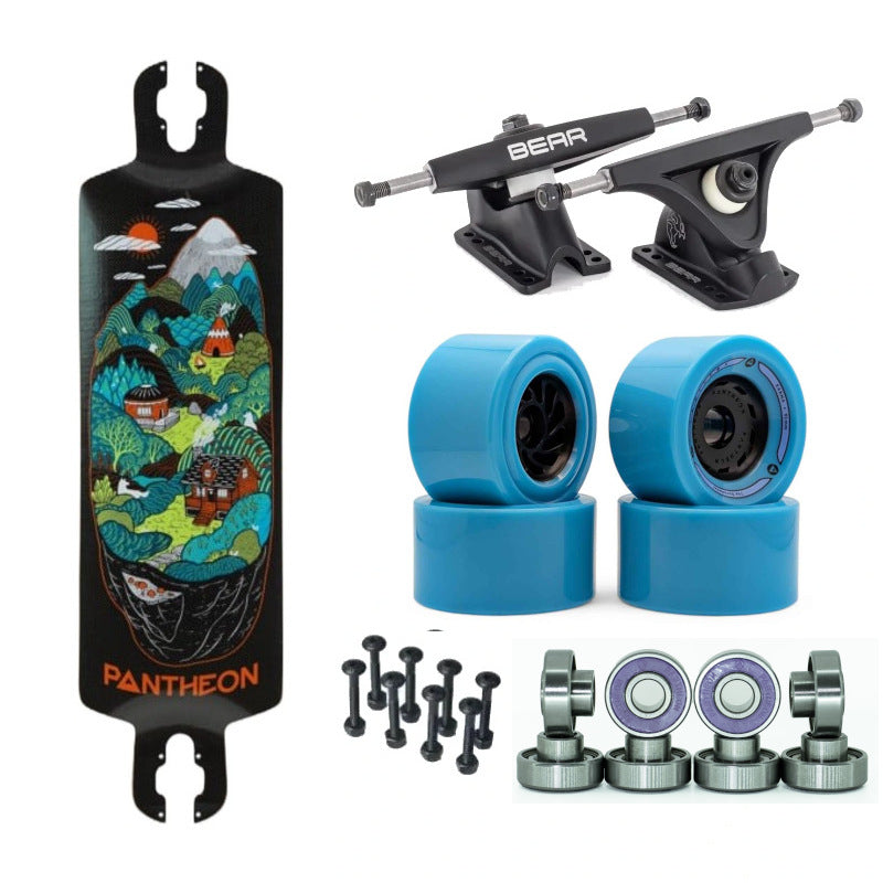 Pantheon Trip Carbon Indian Hills Karma Bear — Longboard Complet LDP
