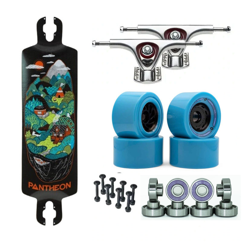 Pantheon Trip Carbon Indian Hills Karma Paris — Longboard Complet LDP