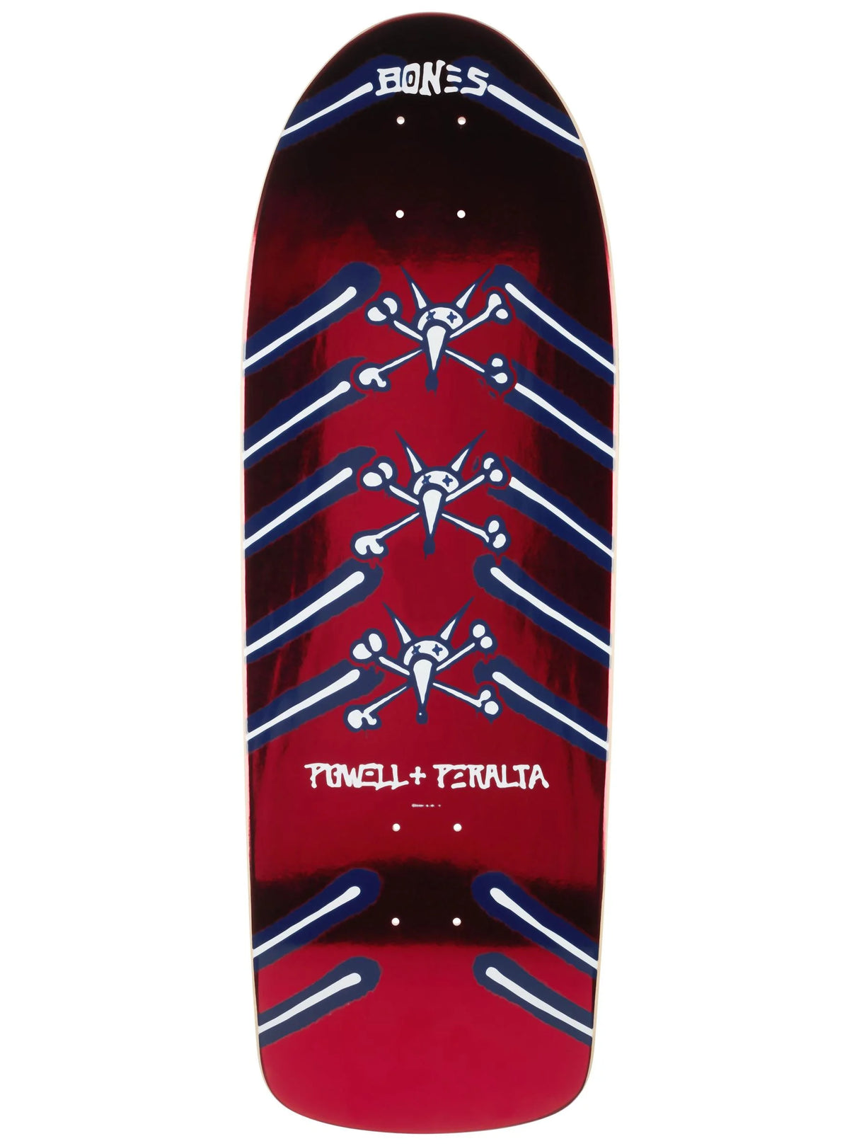 Powell Peralta Og Rat Bones - Deck 10" × 30" Red Foil
